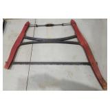 Buck saw red and black