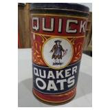 Quaker oats tin