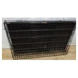Metal dog crate