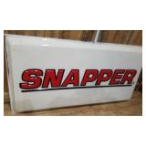 Snapper plastic sign