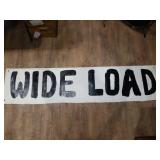 Wide load banner