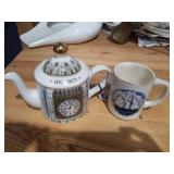 Big Ben teapot and cup