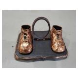 Photo holder baby boots