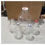 Glass jugs 5
