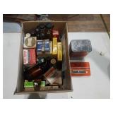 Box of assorted medicine