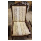 Rocking chair padded