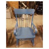 Rocking chair, blue