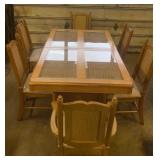 Dining table and chairs