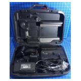 Camcorder in hard case