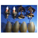 Antique light fixtures and shades