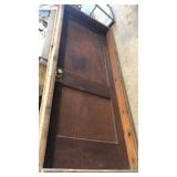Wooden door and frame
