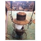 Antique electric lantern lamp