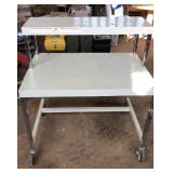 Computer desk, metal