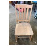 Wooden rocking chair