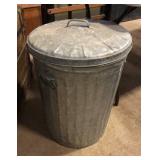 Galvanized can with contents