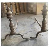 Fire place log holders