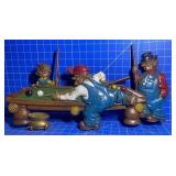 Cast billiards wall art