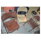 3 metal chairs 3 metal chairs