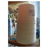 large plastic paint pails (20 +/-) large plastic paint pails (20 +/-)