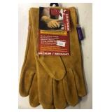 Leather gloves-med