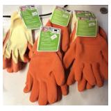 Latex knit gloves-adult