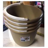 10 Qt. Buckets brown