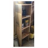 Wooden shelf-contents not included Wooden shelf-contents not included