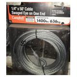 1/4in x 50ft cable