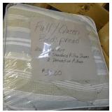 full/ queen bed spread + full/ queen bed spread +