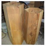 wooden octagon planters wooden octagon planters