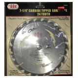 7.25 Carbide Tipped Saw Blade 7.25 Carbide Tipped Saw Blade