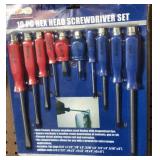 10 Piece Hex Head Screwdriver Set 10 Piece Hex Head Screwdriver Set