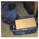 Bucket organizer box lot