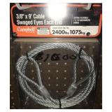 3/8in x 9ft cable 3/8in x 9ft cable