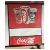 Coke menu sign