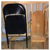 Folding chair + Folding chair +