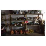Box lot of fall and misc., shelves not included Box lot of fall and misc., shelves not included