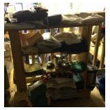 Wooden shelf approx. 38" H x 38"W Wooden shelf approx. 38" H x 38"W
