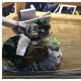 Curtains, rods, plus lot Curtains, rods, plus lot