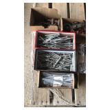 Clevises, lag bots, cement anchors+ Clevises, lag bots, cement anchors+