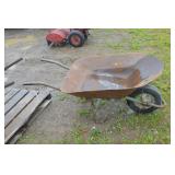 steel handld wheel barrow