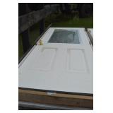 32" half glass built in blind door 32" half glass built in blind door