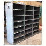 24" steel shelving units