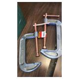 6" C-clamps 6" C-clamps