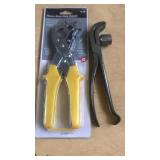 Leather hole punch & crimper Leather hole punch & crimper