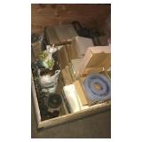 Box lot new belt pulleys, collars & lovejoys Box lot new belt pulleys, collars & lovejoys