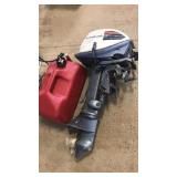 Evinrude 6 hp motor & gas tank