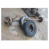 trialer axle & tires trialer axle & tires