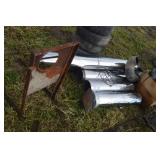 Metal asbestos chimeny + Metal asbestos chimeny +