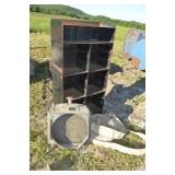 shelves, fire hose,radiator shelves, fire hose,radiator